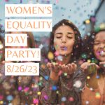 Women's Equality Day party graphic